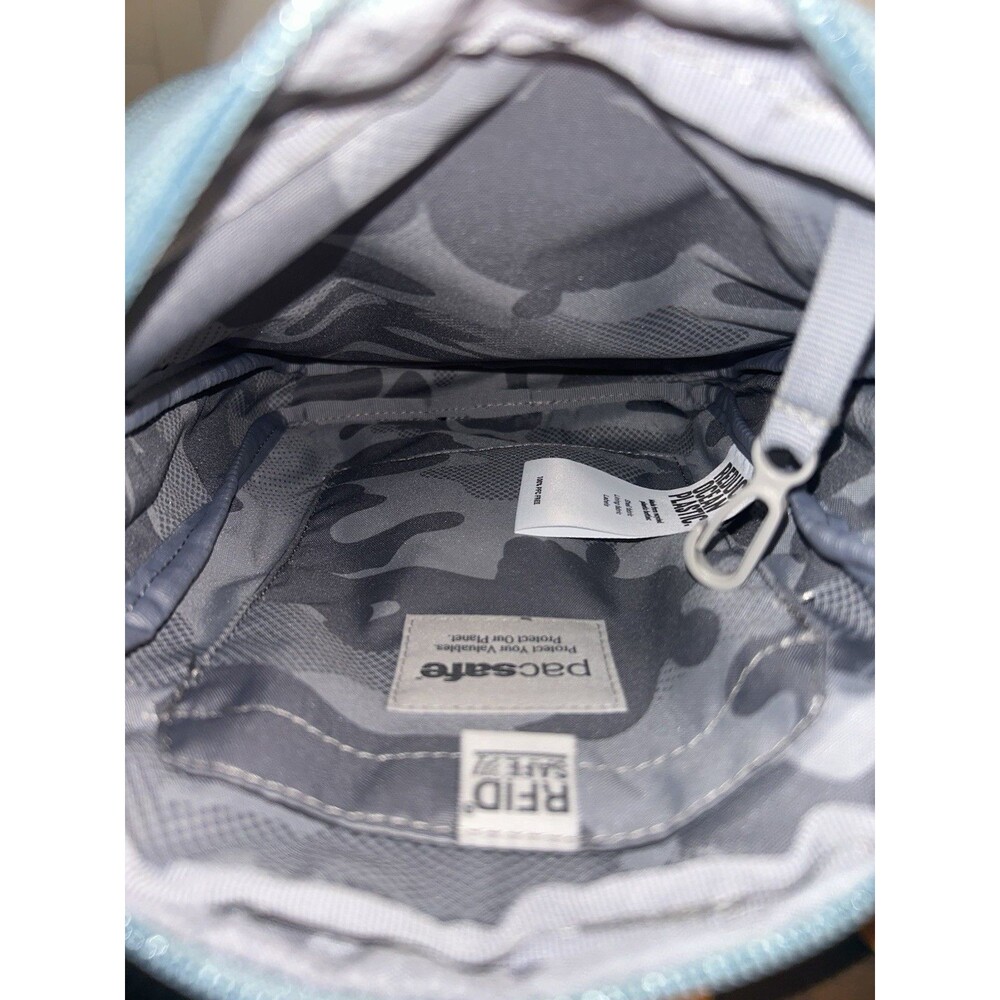 Pacsafe Go Festival Crossbody Coastal Blue Anti-Theft Travel Bag - Picture 7 of 10